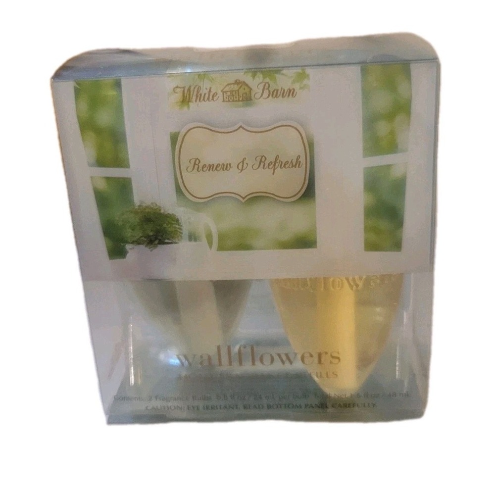 Bath & Body Works RENEW & REFRESH Wallflower Refill Bulbs *2‎ Pack* NEW